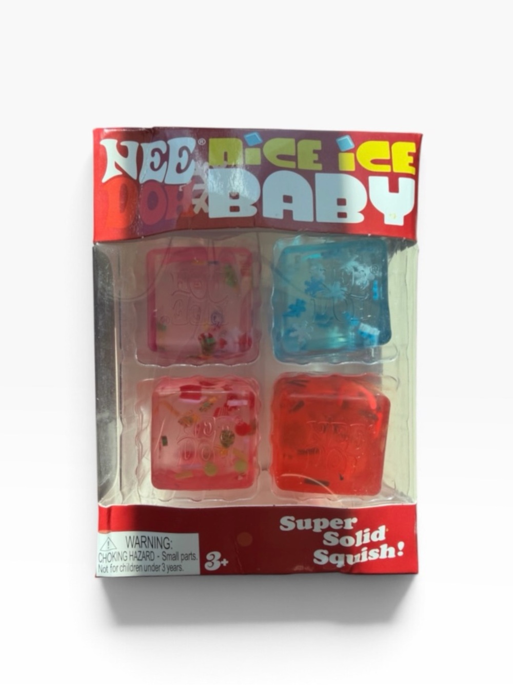 NeeDoh Nice Ice Baby Squish Sensory Fidget Toy โ Christmas Festive Edition